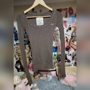 Rabbit Hair Vintage Hollister Knit Sweater
